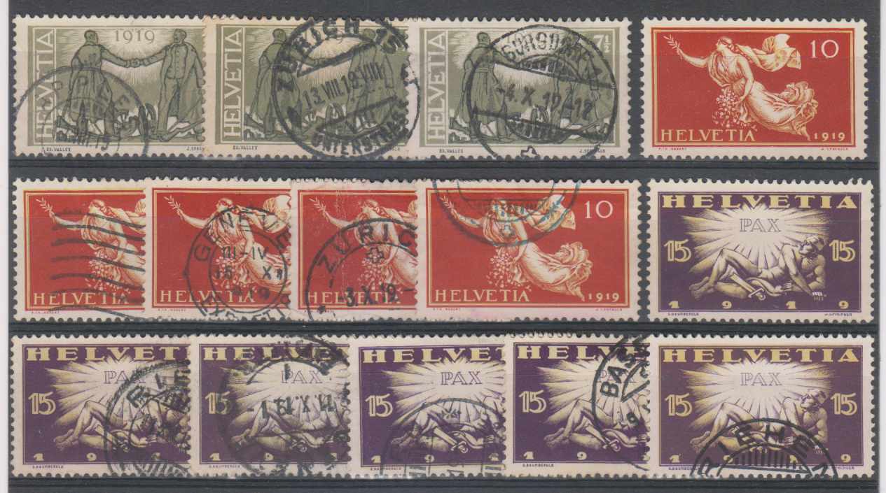 Switzerland Stamps sale SAA PHILATELIC NET