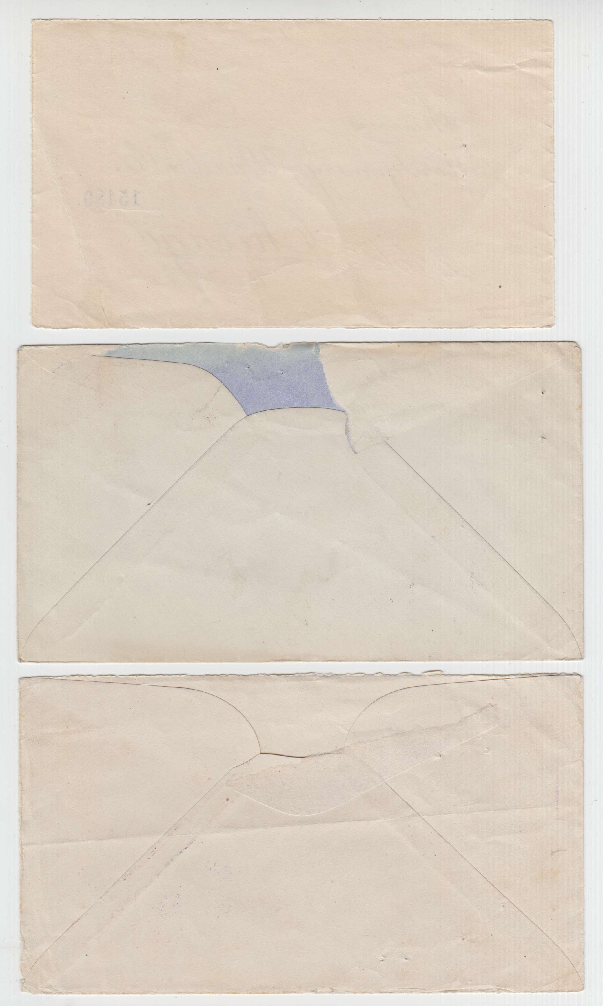 Dominican Republic 1919 — Better group of 5 covers & a cover front with Scott 216, 219, 233 block of eight or 235