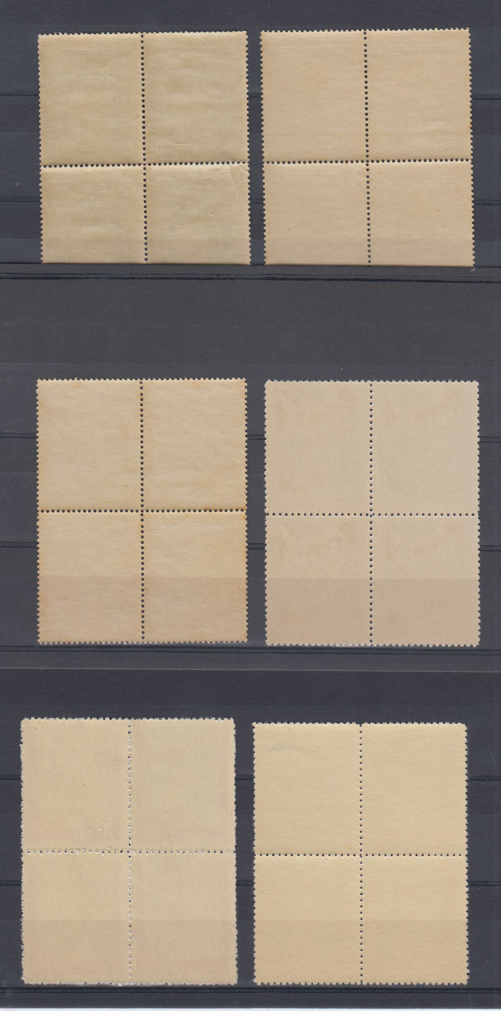 Dominican Republic 1933 — Scott 272-274 & C46-c48, the later full set