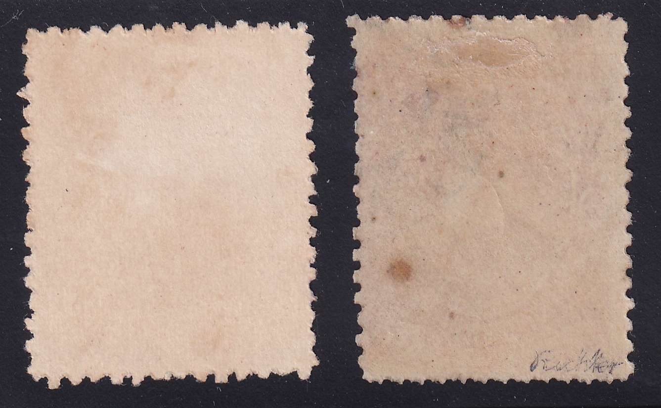 Venezuela 1880 — Scott 66 & 67 top values