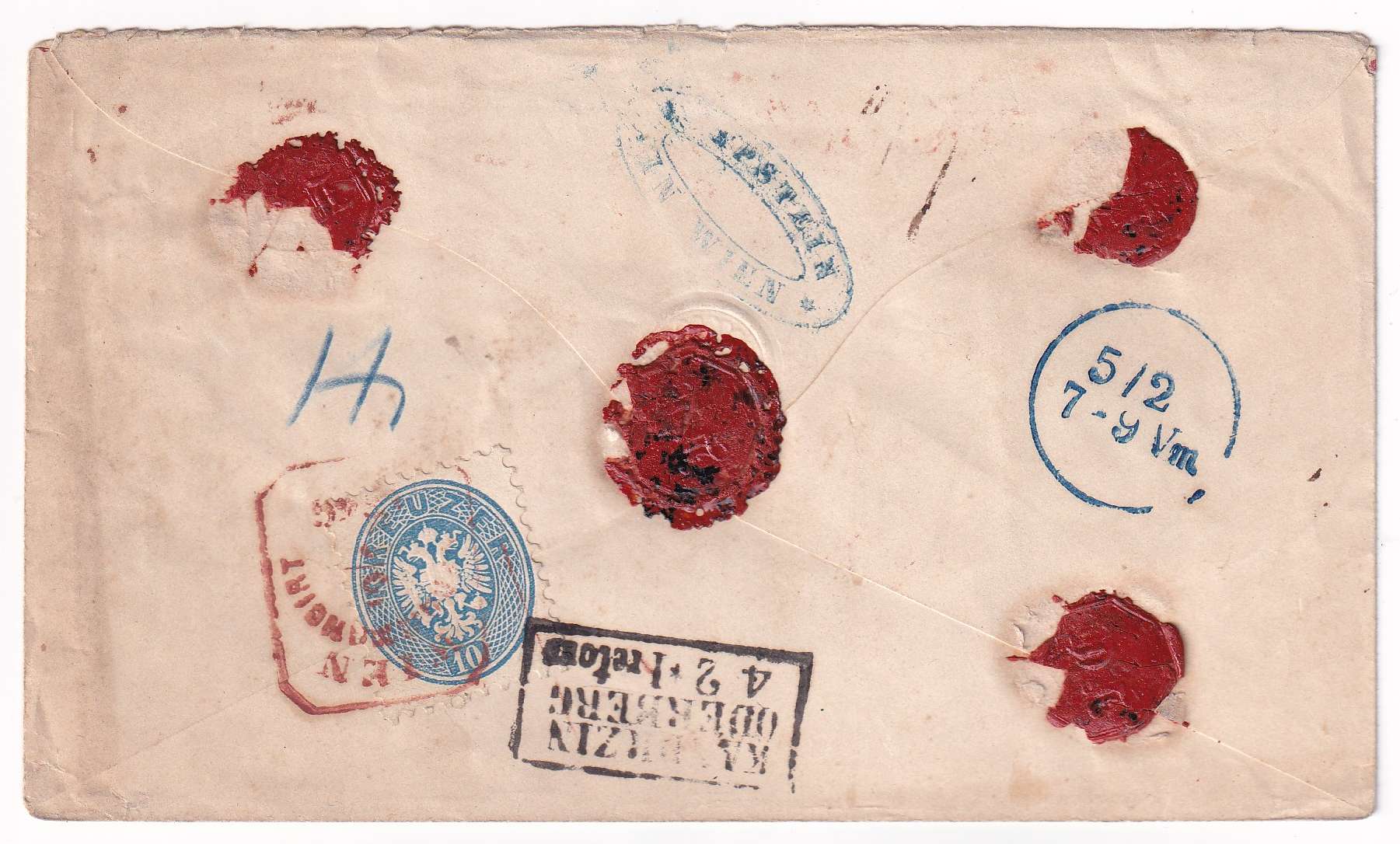 Austria 1866 — Envelope