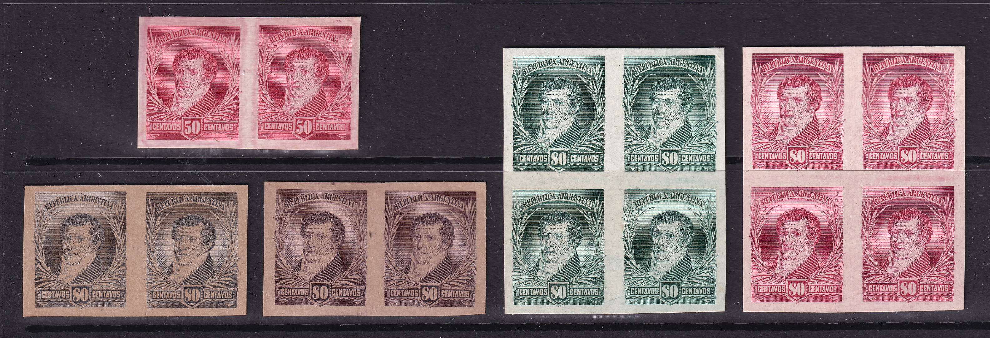 Argentina 1892 — Scott 106-121